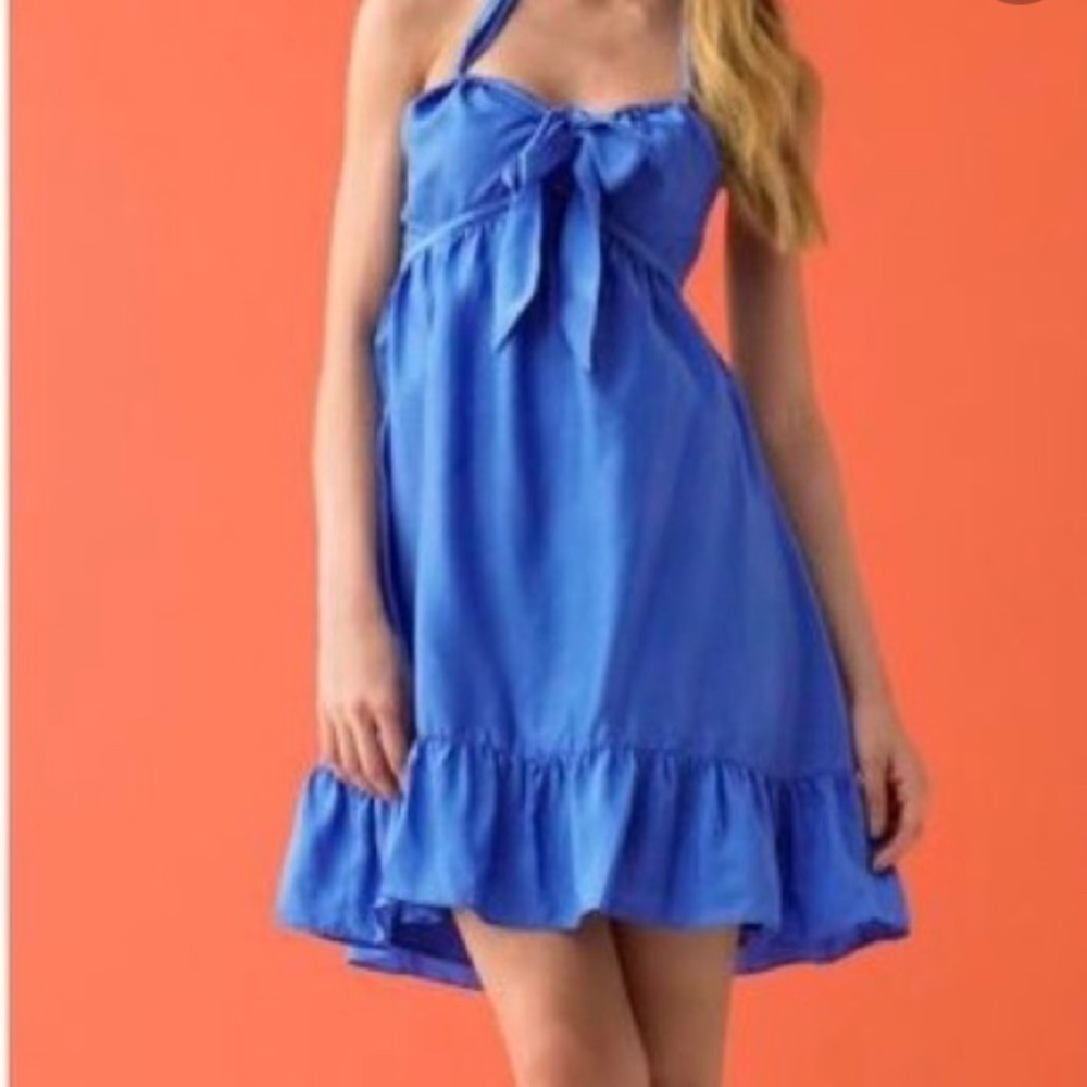 GUC Banana Republic vintage raw silk bridesmaid dress size 2